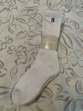 Buffbunny White Scrunch Socks - 3 Pack